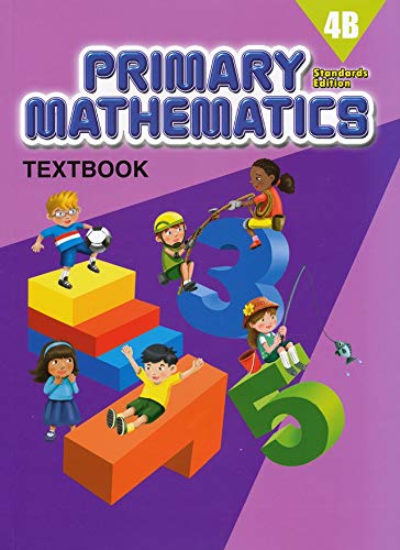 Singapore Primary Mathematics Grade 4 Kit + Answer Keys (5 Books) - Textbooks 4A and 4B, Workbooks 4A and 4B, and Answer Key 4A-6B (Standard Edition)