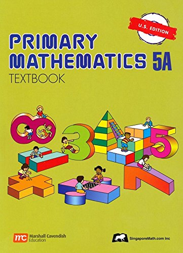 Singapore Math: Primary Mathematics 5A SET--Textbook and Workbook (US Edition)