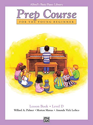 Alfred's Basic Piano Prep Course Level D Set (4 Books) - Lesson Book D, Theory Book D, Technic Book D, Notespeller Book D