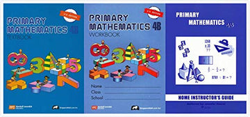 Singapore Math: Primary Mathematics Level 4B Books Set (3 Books) - Textbook 4B, Workbook 4B, Home Instructor's Guides 4B (US Edition)