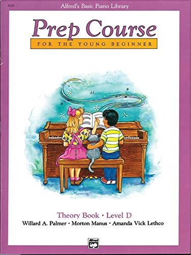 Alfred's Basic Piano Prep Course Level D Set (4 Books) - Lesson Book D, Theory Book D, Technic Book D, Notespeller Book D