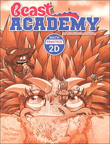 Art of Problem Solving: Beast Academy Grade 2 Complete Books Set (8 Books) - Math Guide 2A, 2B, 2C, 2D & Math Practice 2A, 2B, 2C, 2D