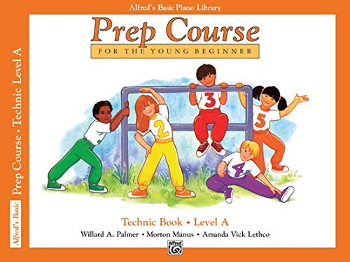 Alfred's Basic Piano Prep Course Level A Set (4 Books) - Lesson Book A, Theory Book A, Technic Book A, Notespeller Book A