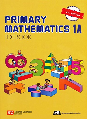 Singapore Math: Primary Mathematics Level 1A Books Set (3 Books) - Textbook 1A, Workbook 1A, Home Instructor's Guides 1A (US Edition)