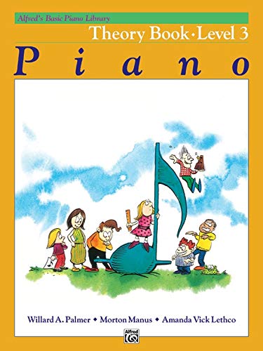Alfred's Basic Piano Library: Level 3 Books Set (4 Books) - Lesson Book 3, Theory Book 3, Technic Book 3, Notespeller Book 3