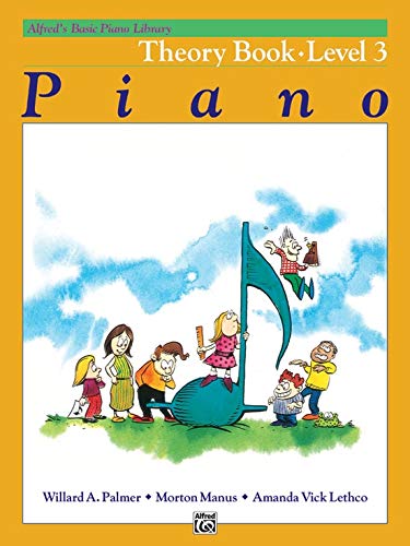 Alfred's Basic Piano Library: Level 3 Books Set (4 Books) - Lesson Book 3, Theory Book 3, Technic Book 3, Recital Book 3