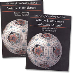 Art of Problem Solving: Volume 1 Text & Solutions Books Set (2 Books) - Volume 1 Text & Volume 1 Solutions Manual