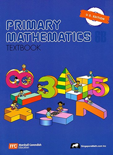 Over Math 6b Singapore Math: Primary Mathematics Grade 6 SET(4 Books) Textbooks 6A ...