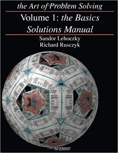 Art of Problem Solving: Volume 1 Text & Solutions Books Set (2 Books) - Volume 1 Text & Volume 1 Solutions Manual