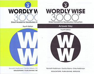 Wordly Wise 3000® 4th Edition Grade 3 SET -- Student Book and Answer Key (Direct Academic Vocabulary Instruction)