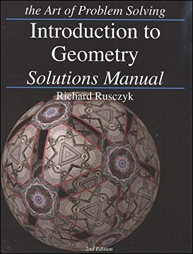 Art of Problem Solving: Introduction to Geometry Books Set (2 Books) - Introduction to Geometry, Introduction to Geometry Solutions Manual