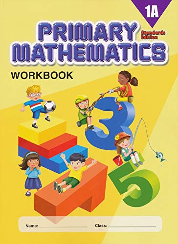 Singapore Primary Mathematics Grade 1 Kit + Answer Keys (5 Books) - Textbooks 1A and 1B, Workbooks 1A and 1B, and Answer Key 1A-3B (Standard Edition)