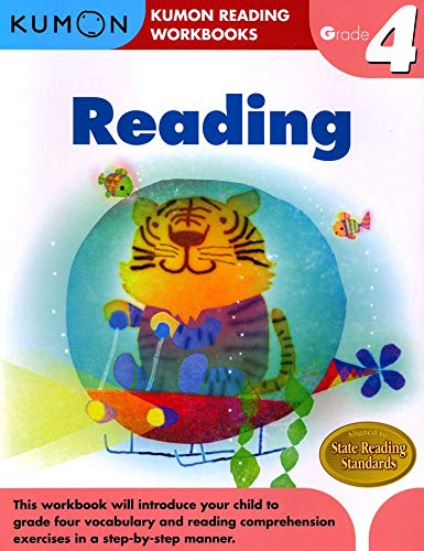 Kumon Grade 4 Complete Set (7 Workbooks) - Multiplication, Division, Decimals&Fractions, Geometry&Measurement, Word Problems, Reading, Writing