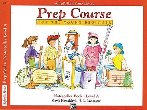 Alfred's Basic Piano Prep Course Level A Set (4 Books) - Lesson Book A, Theory Book A, Technic Book A, Notespeller Book A