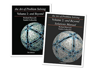 Art of Problem Solving: Volume 2 Text & Solutions Books Set (2 Books) - Volume 2 Text & Volume 2 Solutions Manual