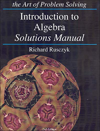 Art of Problem Solving: Introduction to Algebra Books Set (2 Books) - Introduction to Algebra Text, Introduction to Algebra Solutions Manual