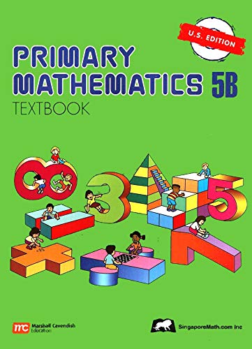 Singapore Math: Primary Mathematics Grade 5 Set (4 Books) - Textbooks 5A and 5B, Workbooks 5A and 5B (US Edition)