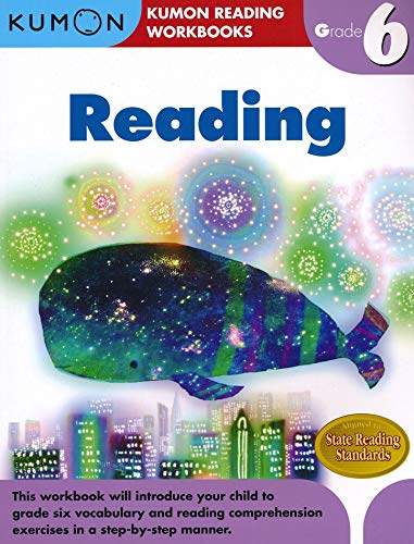 Kumon Workbooks Grade 6 Complete Set (5 Books) - Fractions, Geometry&Measurement, Word Problems, Reading, Writing