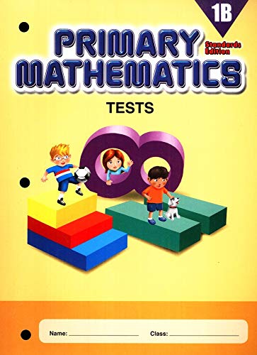 Singapore Primary Mathematics Grade 1 Tests Books Set (2 Books) - Book 1A, Book 1B (Standards Edition)