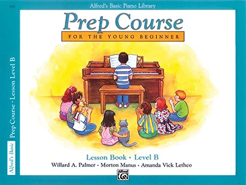 Alfred's Basic Piano Prep Course Level B Set (4 Books) - Lesson Book B, Theory Book B, Technic Book B, Notespeller Book B