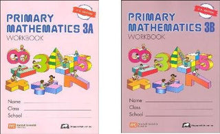 Singapore Math: Primary Mathematics Grade 3 WORKBOOK SET--3A and 3B (US Edition)
