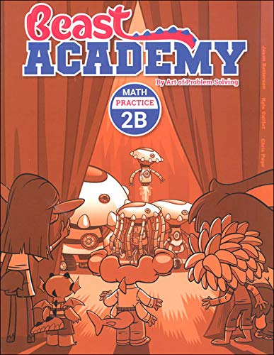 Art of Problem Solving: Beast Academy Grade 2 Practice Workbook Set (4 Books) - Practice 2A, 2B, 2C, 2D