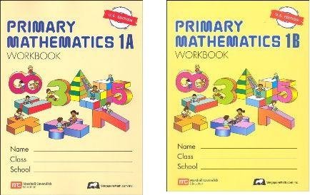 Singapore Math: Primary Mathematics grade 1 WORKBOOK SET--1A and 1B (US Edition)