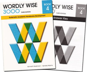 Wordly Wise 3000® 3rd Edition Grade 4 SET -- Student Book and Answer Key (Systematic Academic Vocabulary Development)