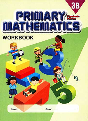 Singapore Primary Mathematics Level 3 Kit (Standard Edition), Textbooks 3A and 3B, and Workbooks 3A and 3B (4 Books)