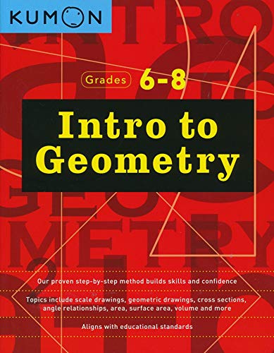 Kumon Complete Middle School Workbooks Set (5 Books) - Pre-Algebra & Algebra + Intro to Geometry & Geometry + Word Problem