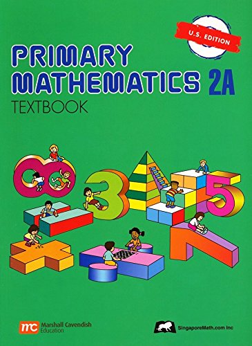 Singapore Math: Primary Mathematics Level 2A Books Set (3 Books) - Textbook 2A, Workbook 2A, Home Instructor's Guides 2A (US Edition)