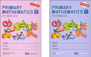 Singapore Math: Primary Mathematics Grade 6 WORKBOOK SET--6A and 6B (US Edition)
