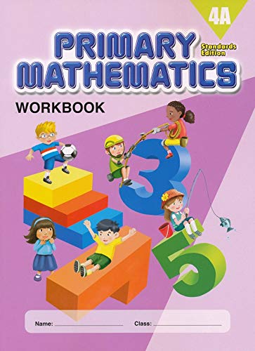 Singapore Primary Mathematics Grade 4 Kit + Answer Keys (5 Books) - Textbooks 4A and 4B, Workbooks 4A and 4B, and Answer Key 4A-6B (Standard Edition)