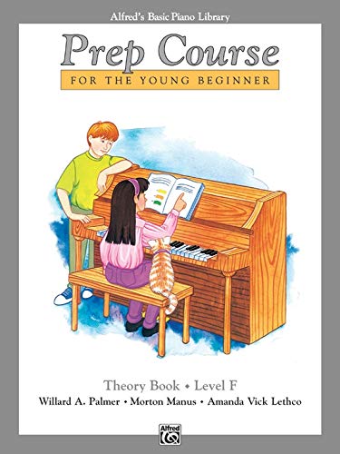 Alfred's Basic Piano Prep Course Level F Set (4 Books) - Lesson Book F, Theory Book F, Technic Book F, Notespeller Book F