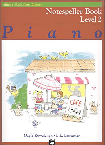 Alfred's Basic Piano Library: Level 2 Books Set (5 Books) - Lesson 2, Theory 2, Recital 2, Technic 2, Notespeller 2