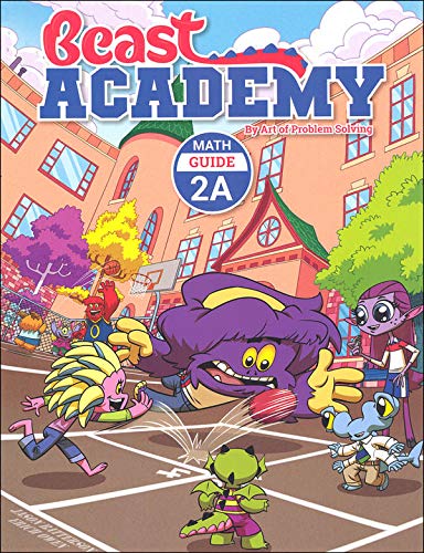 Art of Problem Solving: Beast Academy Grade 2 Complete Books Set (8 Books) - Math Guide 2A, 2B, 2C, 2D & Math Practice 2A, 2B, 2C, 2D