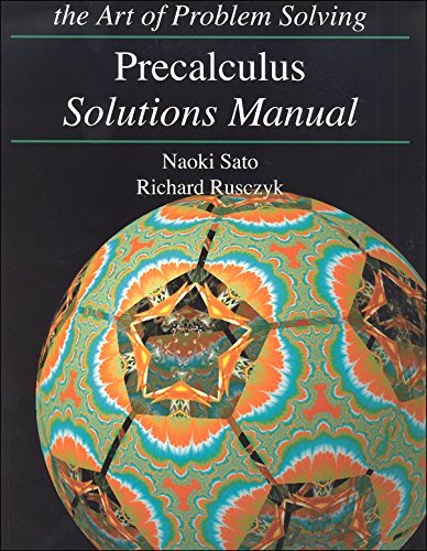 Art of Problem Solving: Precalculus Books Set (2 Books) - Precalculus Text, Precalculus Solutions Manual