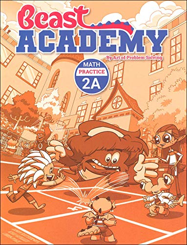 Art of Problem Solving: Beast Academy Grade 2 Practice Workbook Set (4 Books) - Practice 2A, 2B, 2C, 2D