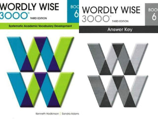 Wordly Wise 3000® 3rd Edition Grade 6 SET -- Student Book  and Answer Key (Systematic Academic Vocabulary Development)