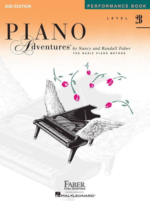 Faber Piano Adventures Level 2B Set (4 Books) 2nd Edition - Lesson 2B, Theory 2B, Technique & Artistry 2B, Performance 2B