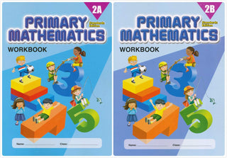 Singapore Primary Mathematics Grade 2 Workbook SET--Workbook 2A and Workbook 2B (Standard Edition)