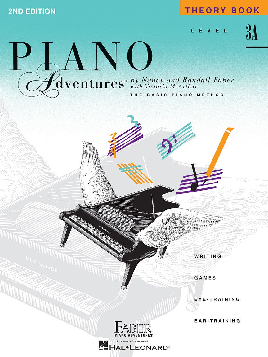 Faber Piano Adventures Level 3A Set (4 Books) 2nd Edition - Lesson, Theory, Technique & Artistry, Performance