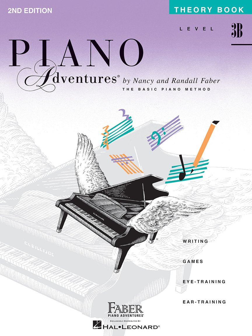 Faber Piano Adventures Level 3B Set (4 Books) 2nd Edition - Lesson, Theory, Technique & Artistry, Performance
