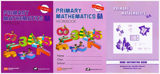 Singapore Math: Primary Mathematics Level 6A Books Set (3 Books) - Textbook 6A, Workbook 6A, Home Instructor's Guides 6A (US Edition)
