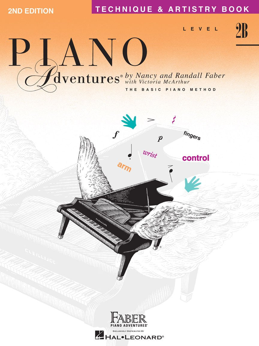 Faber Piano Adventures Level 2B Set (4 Books) 2nd Edition - Lesson 2B, Theory 2B, Technique & Artistry 2B, Performance 2B