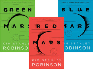 NEW LARGE-SIZE PAPERBACK EDITION! Mars Trilogy Series 3 Books Set (Red Mars, Green Mars, Blue Mars)