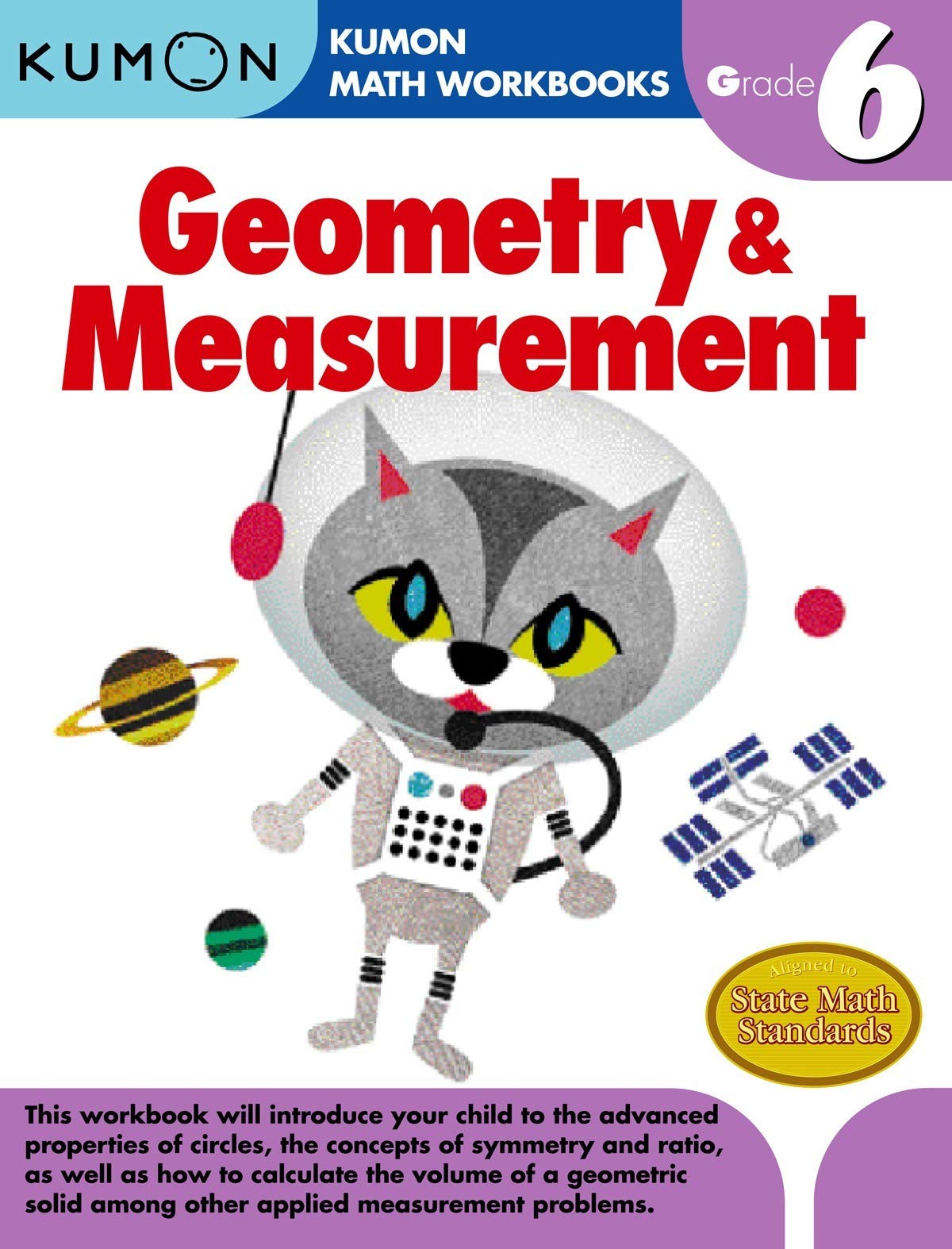 Kumon Workbooks Grade 6 Complete Set (5 Books) - Fractions, Geometry&Measurement, Word Problems, Reading, Writing