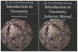 Art of Problem Solving: Introduction to Geometry Books Set (2 Books) - Introduction to Geometry, Introduction to Geometry Solutions Manual
