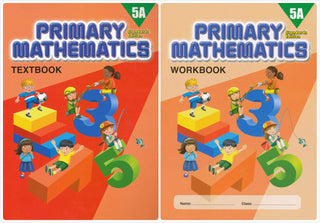 Singapore Primary Mathematics 5A SET--Textbook 5A and Workbook 5A (Standard Edition)