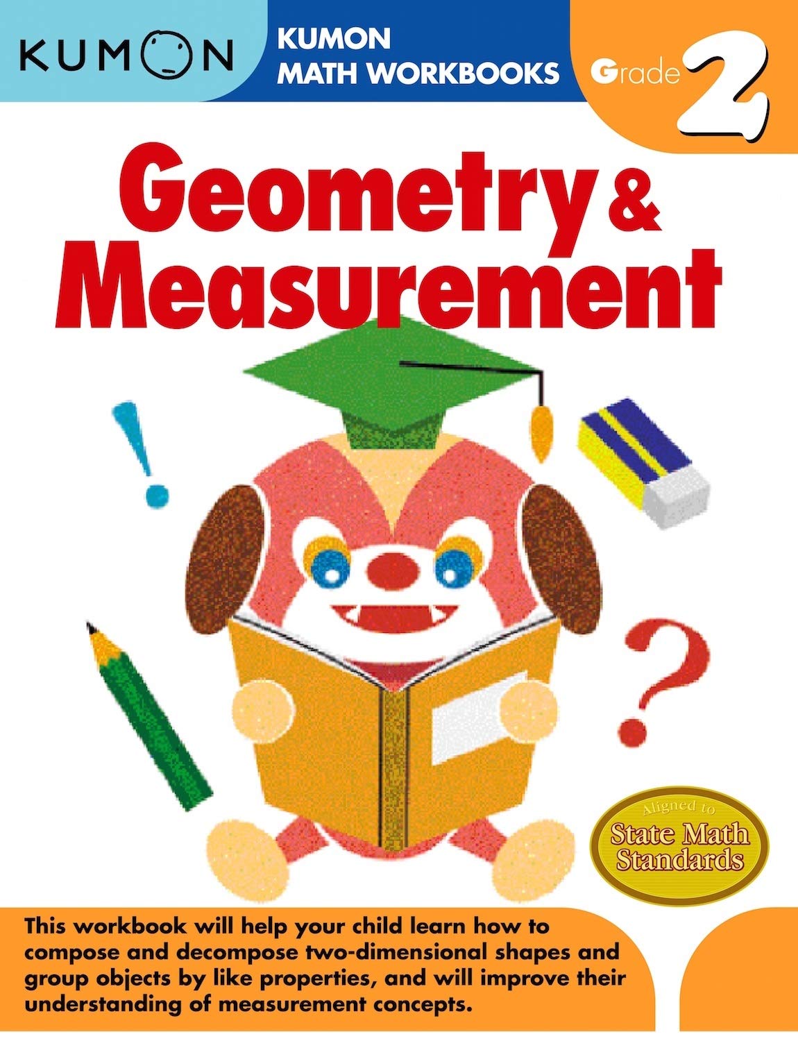 Kumon Grade 2 Complete Set (6 Workbooks) - Addition, Subtraction, Geometry&Measurement, Word Problems, Reading, Writing